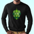 Stained Glass Hop Cone Craft Beer Longsleeve T-Shirt