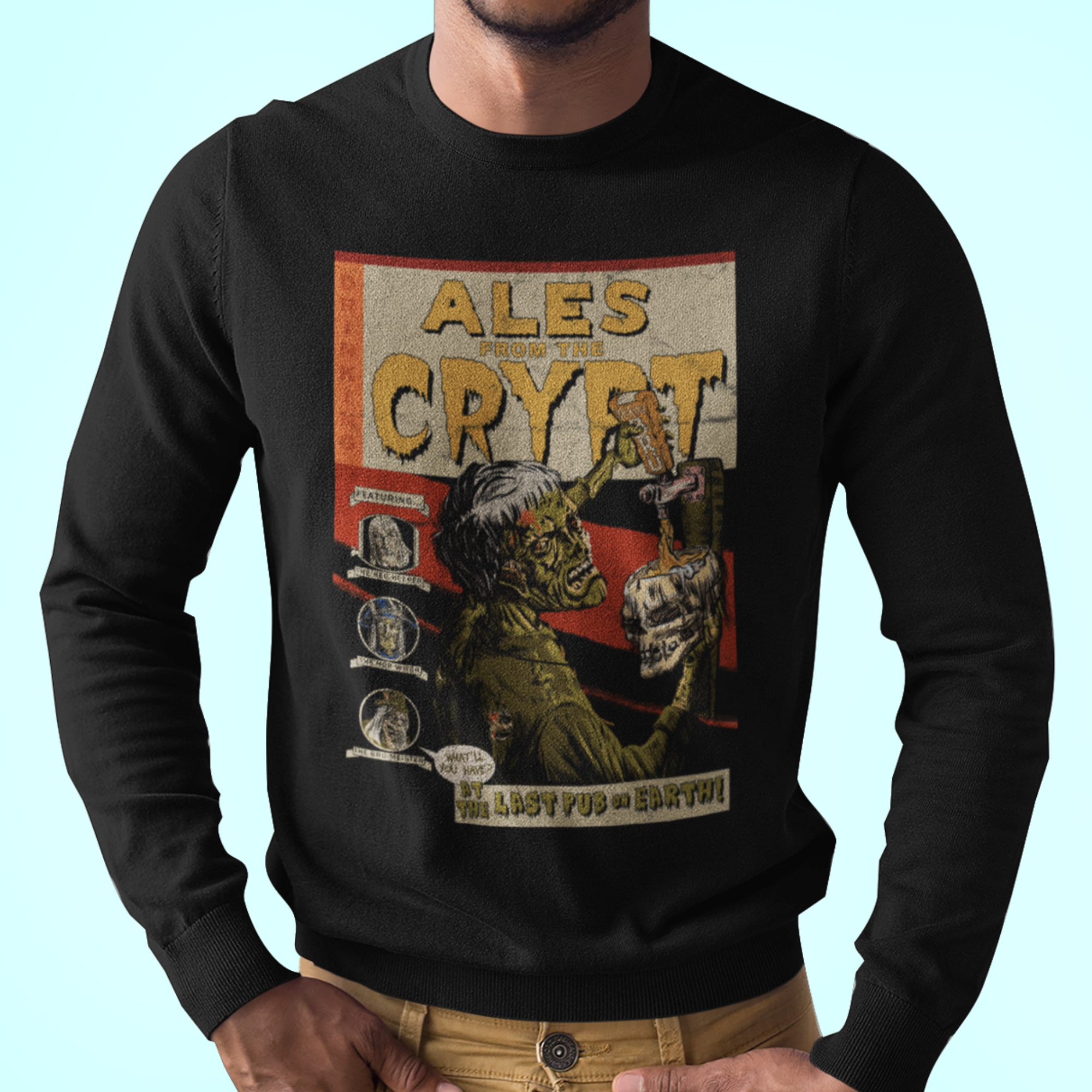 Ales From The Crypt Zombie Pub Crawl Longsleeve T-Shirt
