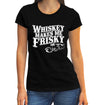 Whiskey Makes me Frisky T-Shirt on Model