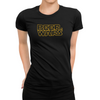Women’s Beer Wars A New Hop T-shirt in black with stylized front text