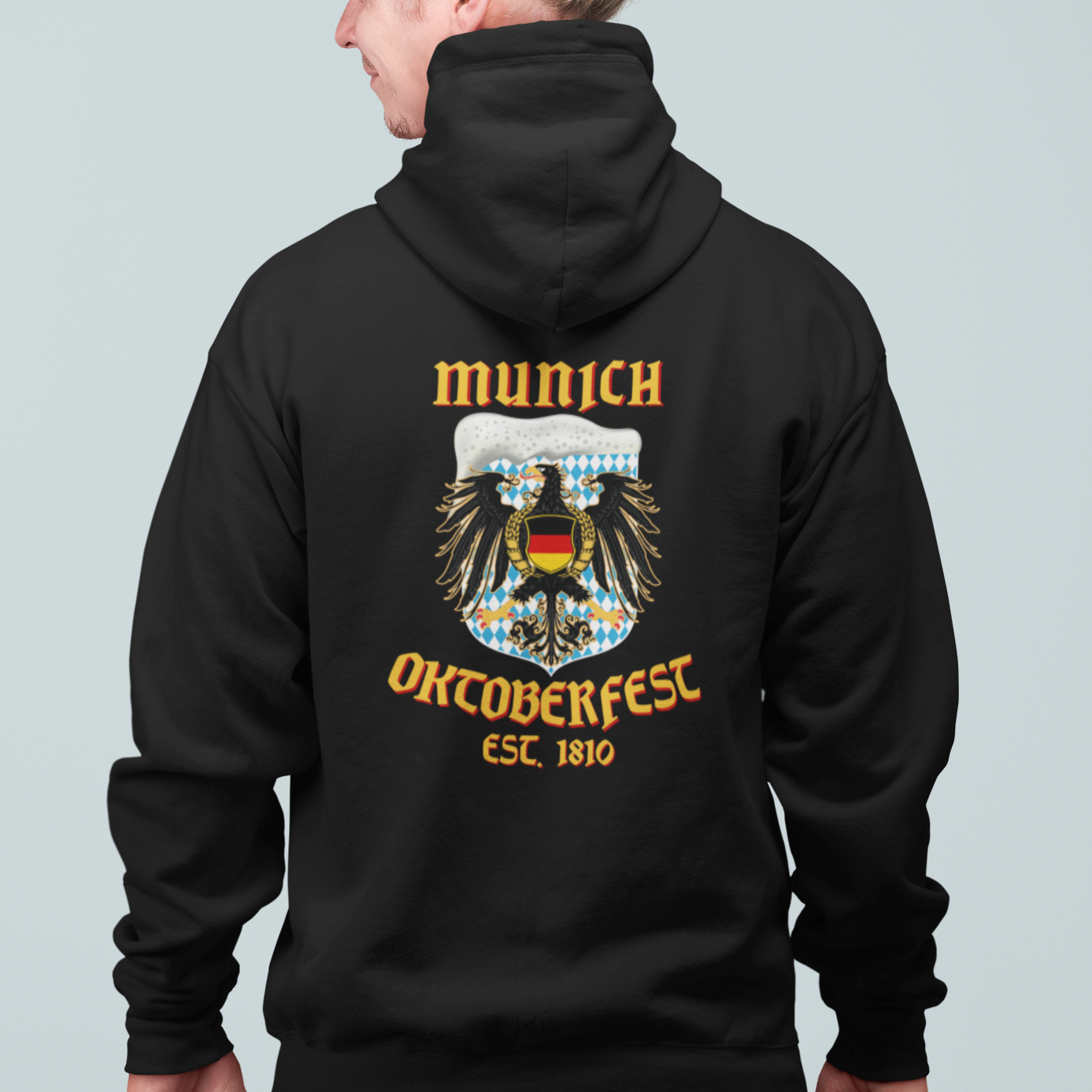 Munich Oktoberfest Eagle Beer Zip Up Hoodie