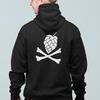 Hops and Crossbones Craft Beer Zip Up Hoodie