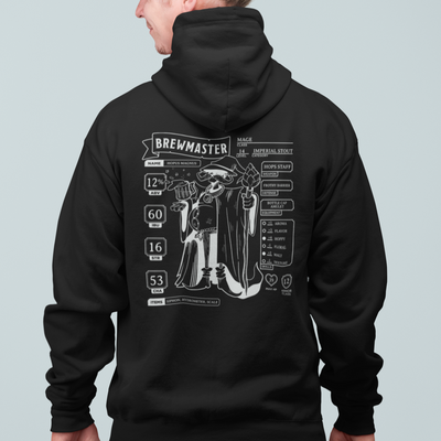 Brewmaster Character Sheet Homebrewing Beer Zip Up Hoodie