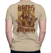 Tan Bates Brewery Beer T-Shirt - Beer Like Mother Used to Brew back