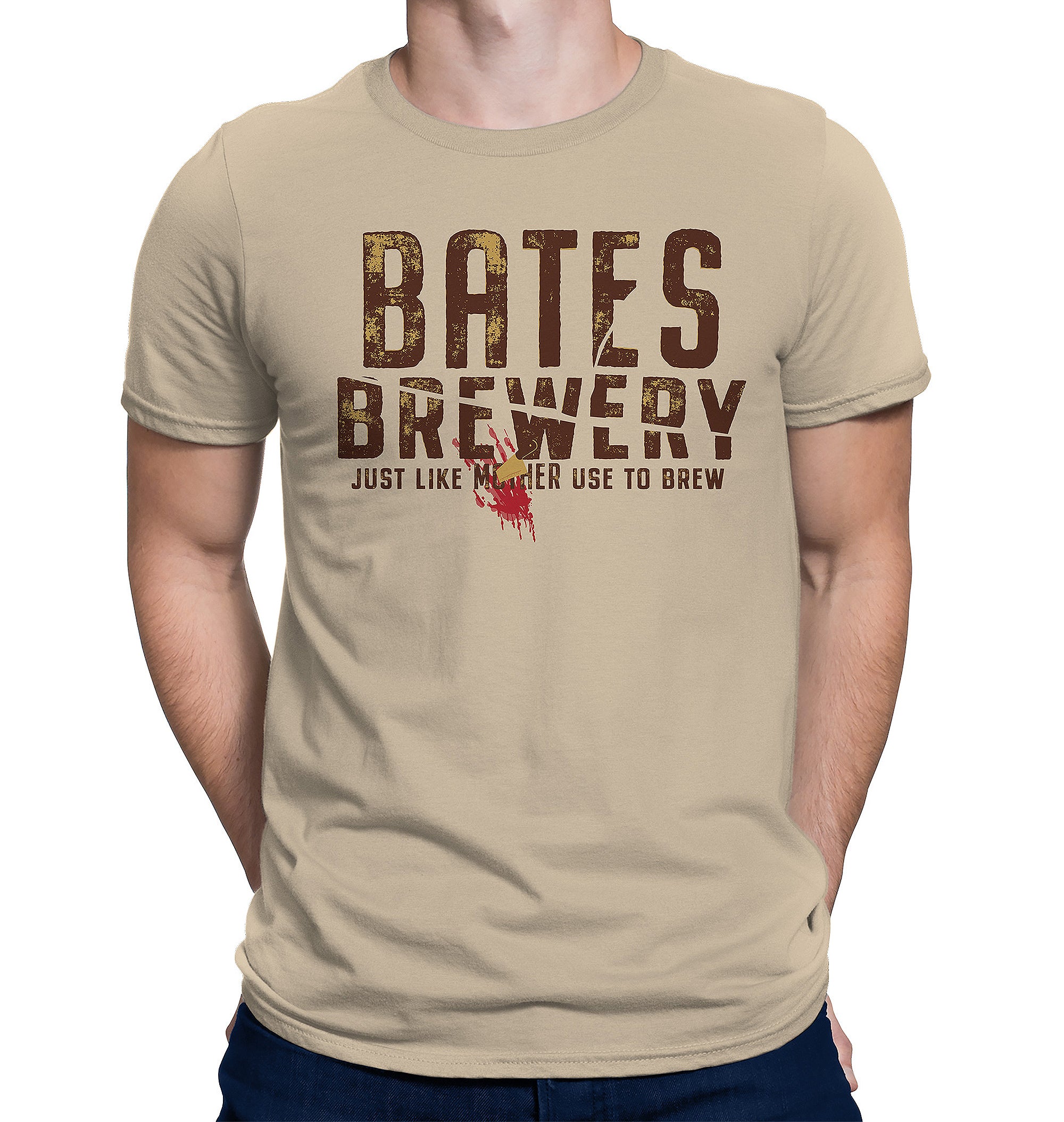 Tan Bates Brewery Beer T-Shirt - Beer Like Mother Used to Brew