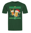 Green Tasty Brew Christmas Beer Sweater Beer T-Shirt Flat