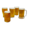 Hop Cone Etched Beer Glass