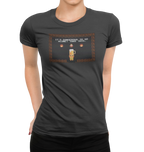 Craft beer women's tee with classic gaming advice slogan