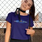Doctor Brew beer shirt with gold and blue sci-fi inspired artwork