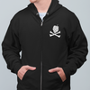 Hops and Crossbones Craft Beer Zip Up Hoodie