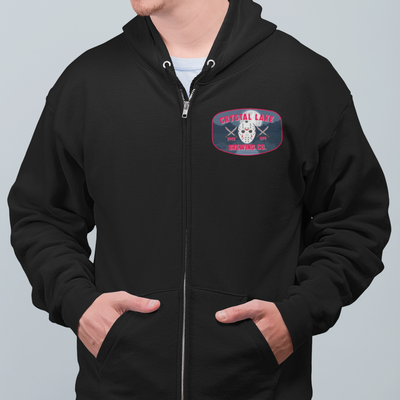 Crystal Lake Brewing Company Beer Zip Up Hoodie