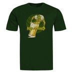 Hop-Thing horror parody t-shirt combining hop cone and swamp creature