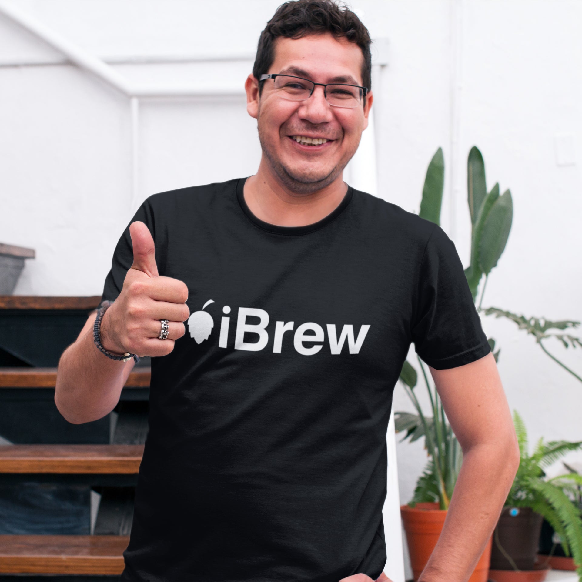 Brew day apparel with iBrew Homebrewer text