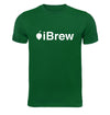 Green iBrew Homebrewer Craft Beer T-Shirt Flat