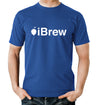 Blue iBrew Homebrewer Craft Beer T-Shirt on Model