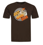 Craft beer tee featuring fruit and hop explosion design