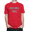 Red Mash, Boil and Chill Homebrewing Craft Beer T-Shirt on Model
