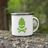 Hop Skull and Crossbones 11oz Stainless Steel Camping Mug