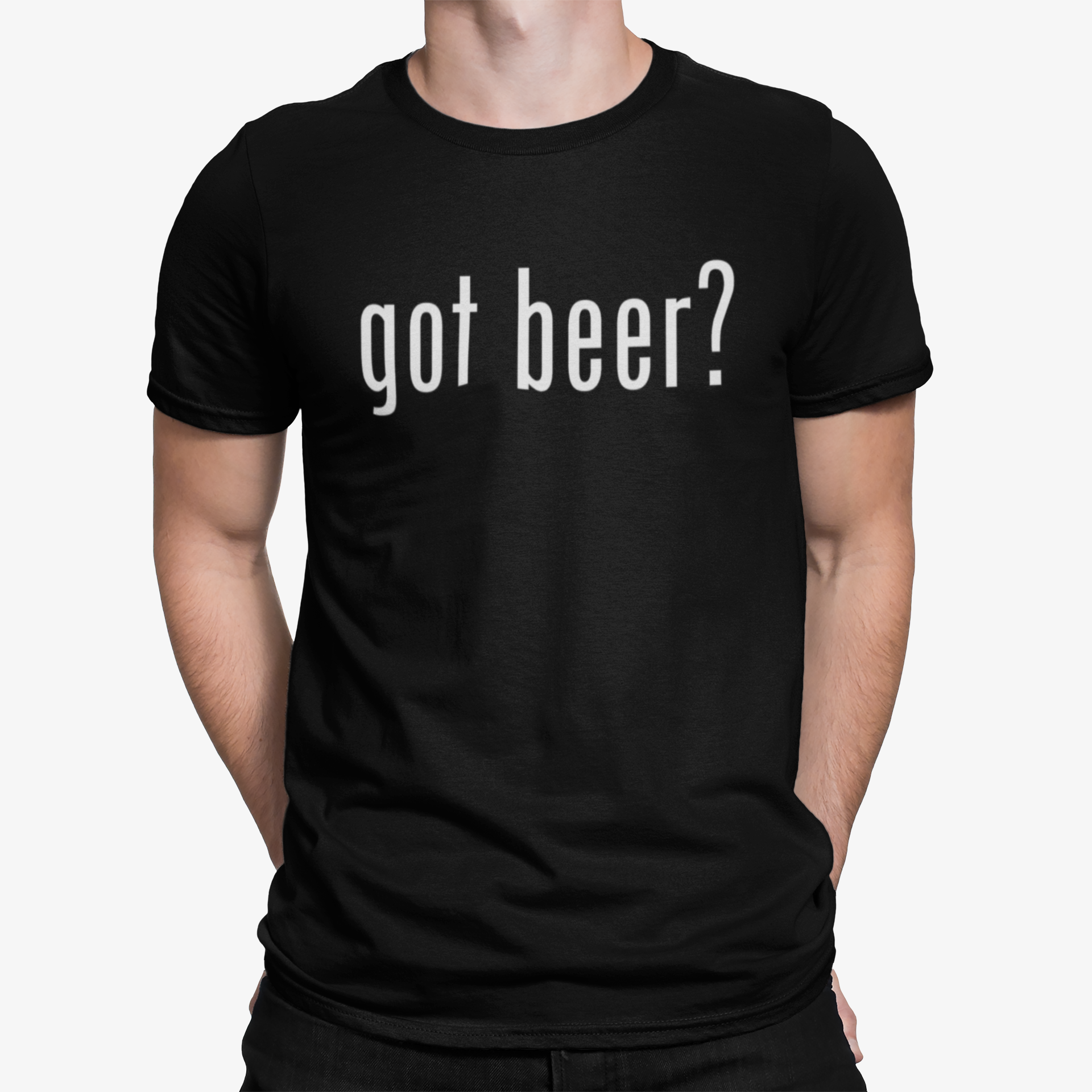 Got Beer craft beer t-shirt in black with minimalist 90s design