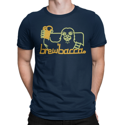 Brewbacca Beer Wars Blue T-Shirt