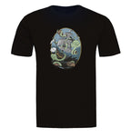 Craft beer parody shirt with sea monster and sinking ship