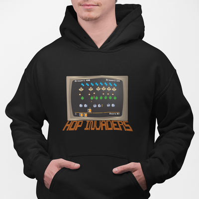 Hop Invaders Beer Pullover Hoodie