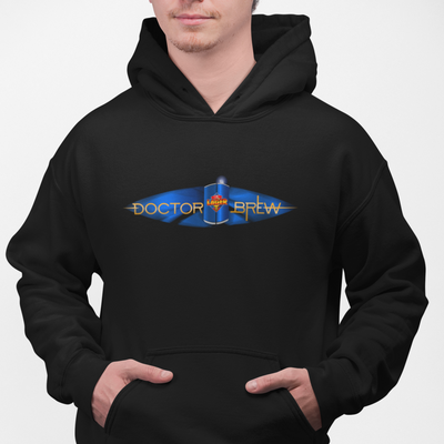 Doctor Brew Time Lager Craft Beer Pullover Hoodie