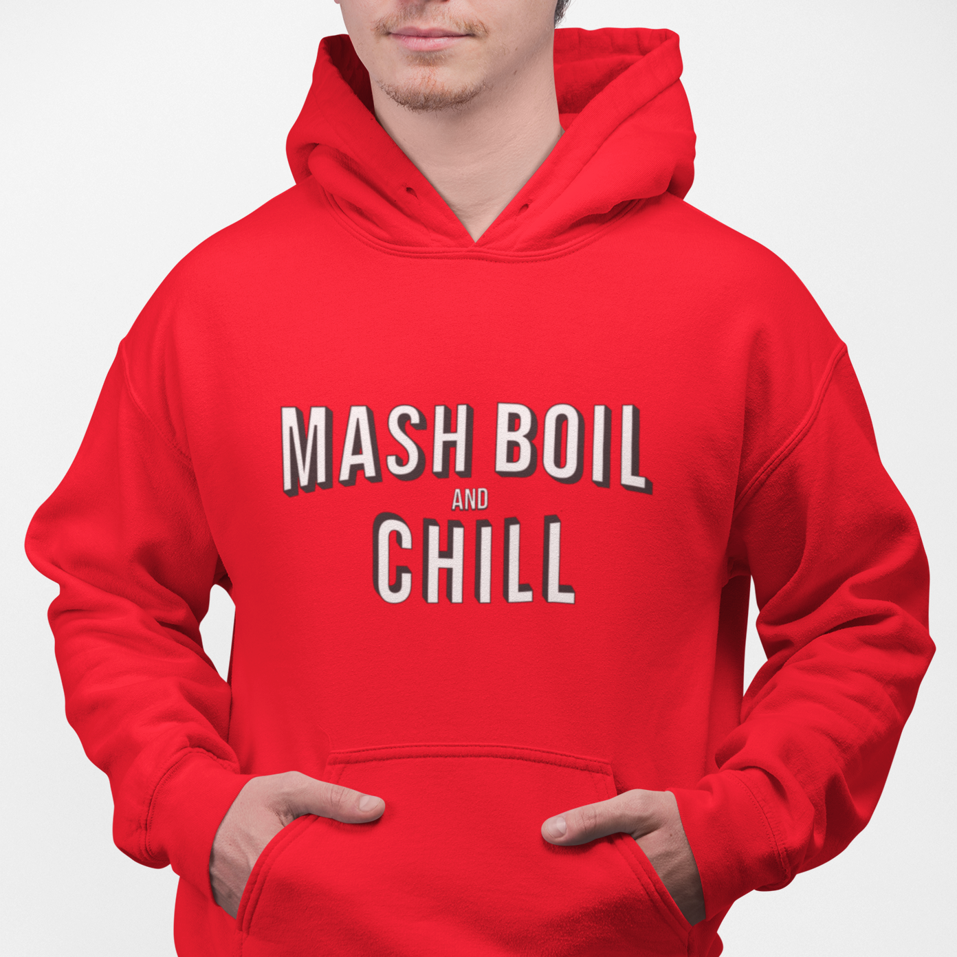 Mash, Boil & Chill Homebrew Craft Beer Pullover Hoodie