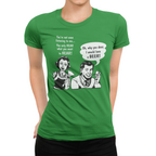 Front view of the "Yes Dear, I Would Love A Beer" Women’s T-Shirt with vintage design.