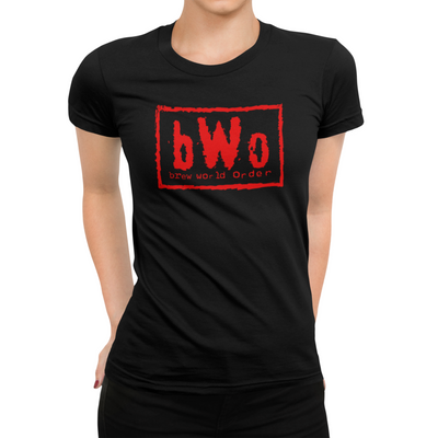 Brew World Order Beer Women's T-Shirt on Model