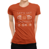 Orange Let's Get Smashed Ugly Halloween Sweater Beer T-Shirt