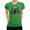 Green Women's Hello Darkness My Old Friend Stout Beer T-Shirt