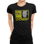 Funny homebrewing shirt with galactic empire theme and keg graphic