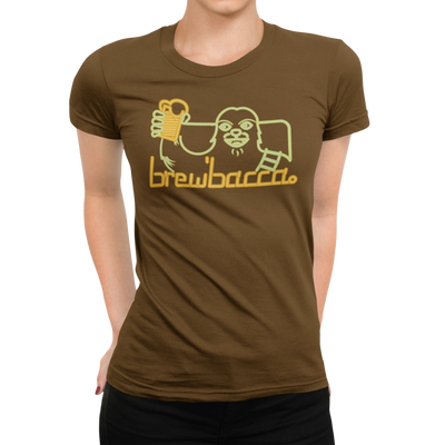 Brewbacca Beer Wars Brown Women's T-Shirt