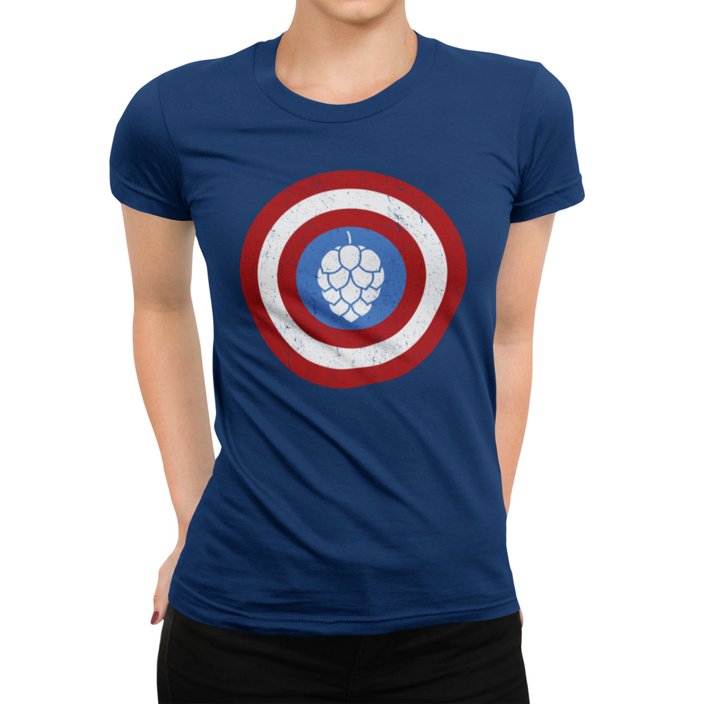 Soft ringspun cotton shirt for craft beer drinkers and superhero fans