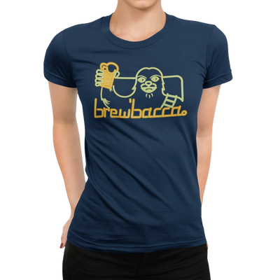 Brewbacca Beer Wars Blue Women's T-Shirt