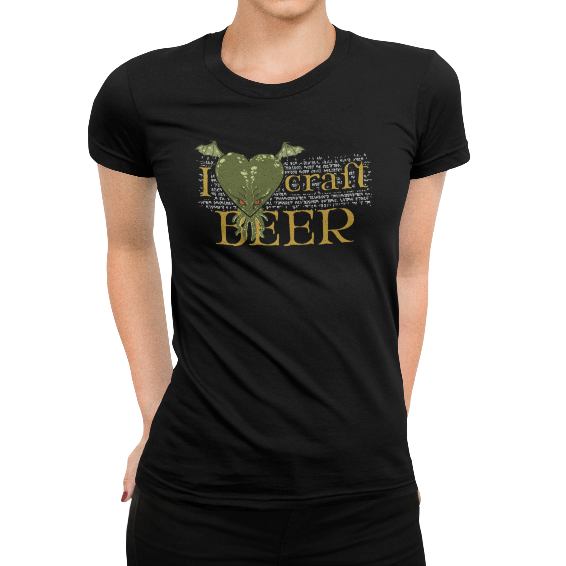 Women's cotton tee celebrating craft beer fandom