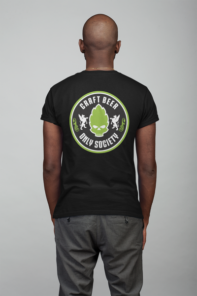 Craft Beer Only Society T-Shirt Action Shot