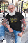 I LoveCRAFT Beer T-Shirt Action Shot on Model with Gray Beard