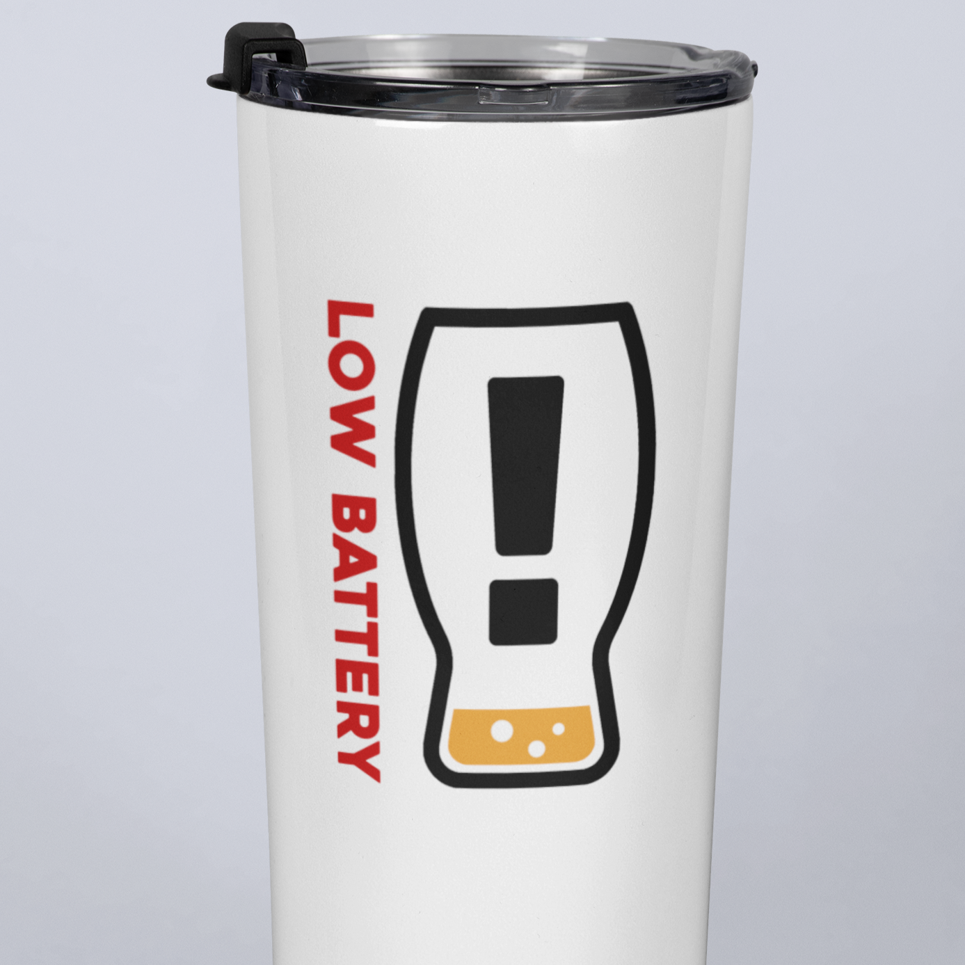 Low Battery - Need A Refill Beer 20oz Travel Mug